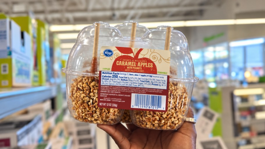 Kroger’s 13 Days of Scary Savings | Digital Coupon for $2.49 Caramel Apple 4-Pack
