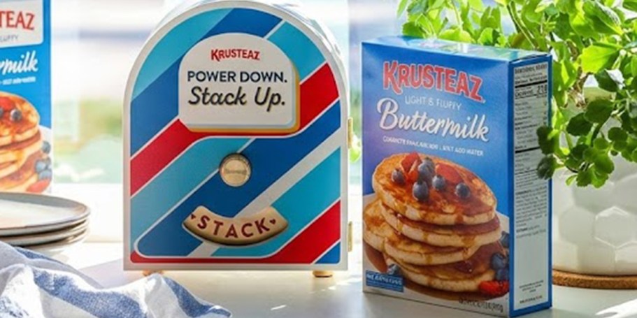 Set Your Alarm! Win a YEAR’S Supply of Krusteaz Pancake Mix at 12 PM ET!