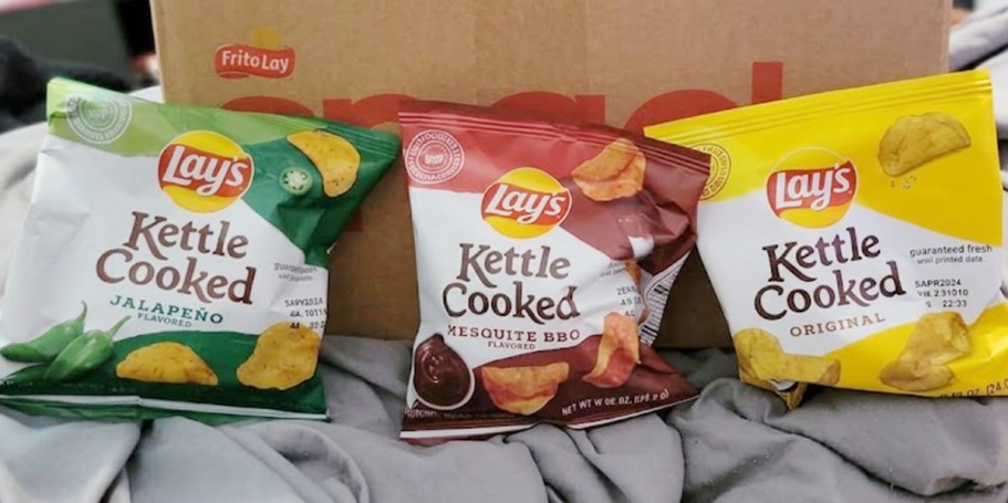 Lay’s Kettle Chips 40-Count Variety Pack Only $11.52 Shipped on Amazon (Reg. $22)