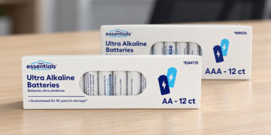 AA & AAA Battery 12-Packs Just $3.50 Shipped for Lowe’s Rewards Members!