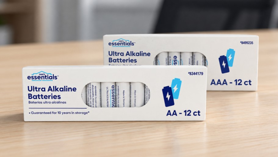 AA & AAA Battery 12-Packs Just $3.50 Shipped for Lowe’s Rewards Members!