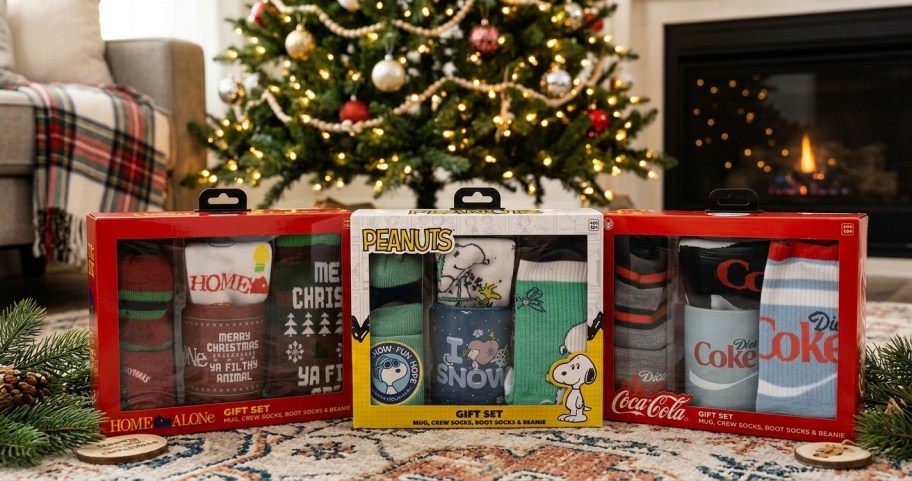 NEW Men’s Boot & Crew Socks Gift Sets Spotted on Target.com (Includes Mug & Beanie, Too!)