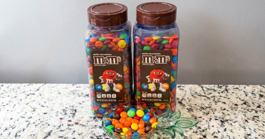 Get TWO M&M’s 25oz Jars for Only $12 Shipped on Amazon