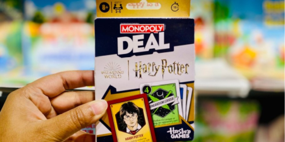 Monopoly Deal Harry Potter Card Game Only $3 on Amazon (Reg. $7)