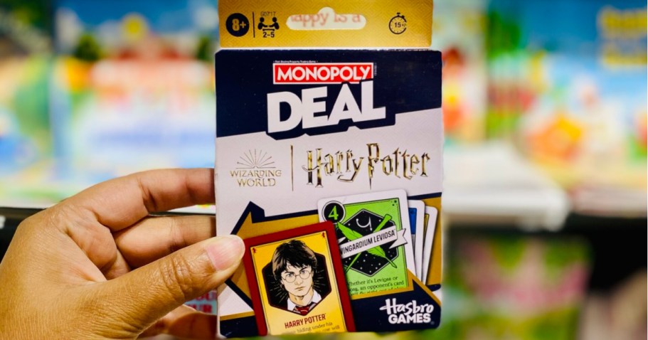 Monopoly Deal Harry Potter Card Game Only $3 on Amazon (Reg. $7)