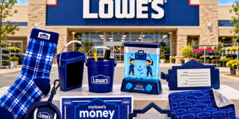 FREE MyLowe’s Rewards Cash, Mini Bucket Magnet + MORE Freebies on 10/10 & 10/11
