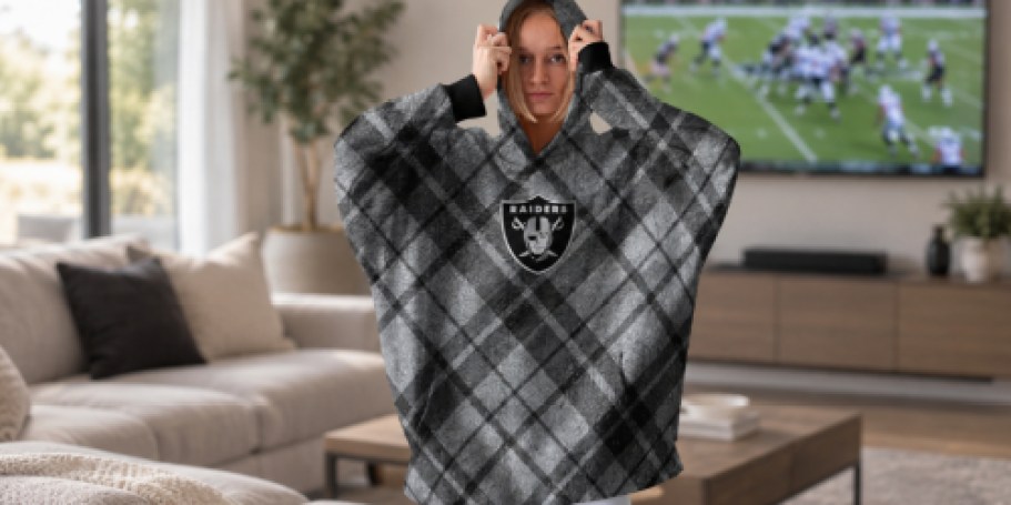 Score $15 Off Sports Fan Gear for New Woot Customers = NFL Sherpa Hoodie AND Bracelet Just $22.98 Shipped!