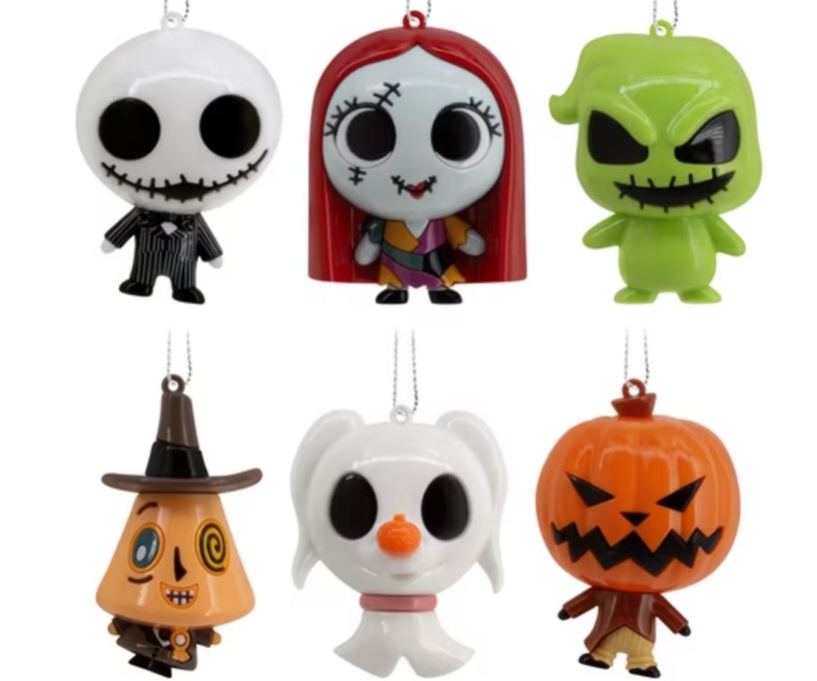 6 nightmare before christmas blindbox ornaments