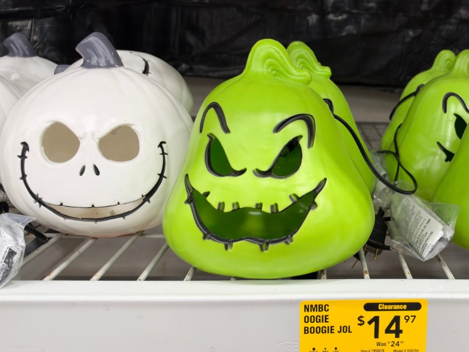 jack and Oogie Boogie Jack-o-Lanterns