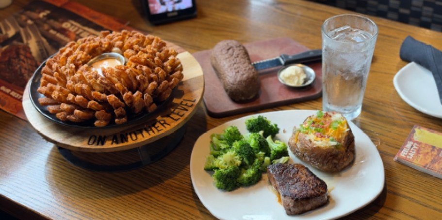 Here’s How to Score a 4-Course Dinner at Outback for JUST $15.99 (Including FREE Bloomin’ Onion!)