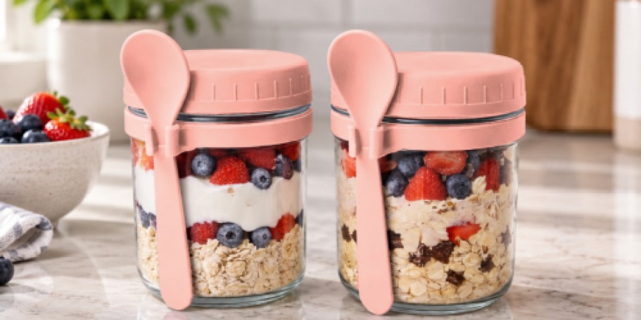 TWO Overnight Oats Jars Under $6 on Walmart.com
