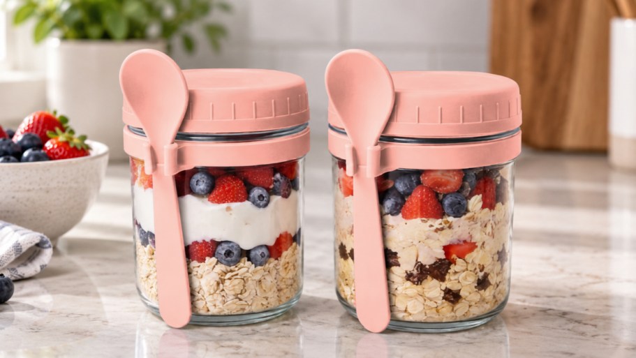 TWO Overnight Oats Jars Under $6 on Walmart.com