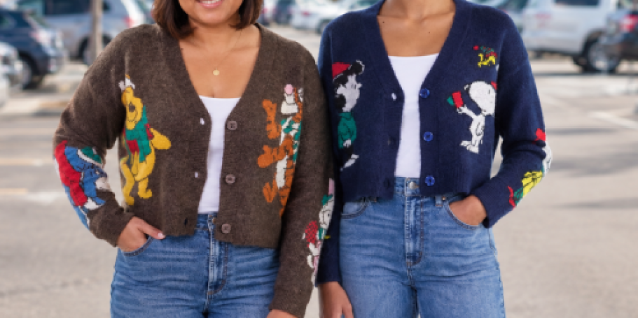 Walmart Has the Cutest Disney & Peanuts Cropped Cardigans (May Sell Out!)