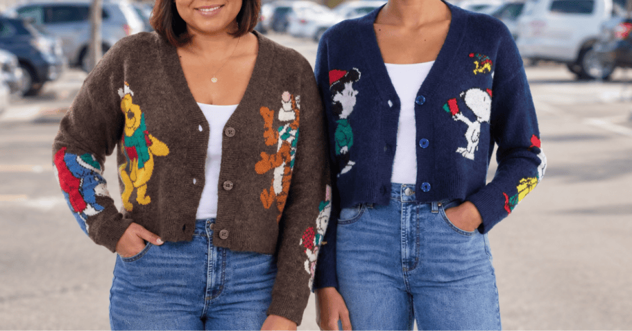 Walmart Has the Cutest Disney & Peanuts Cropped Cardigans (May Sell Out!)