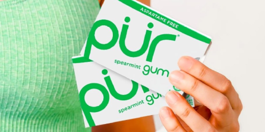PUR Gum 12-Pack Just $7.43 Shipped on Amazon – 62¢ per Pack!