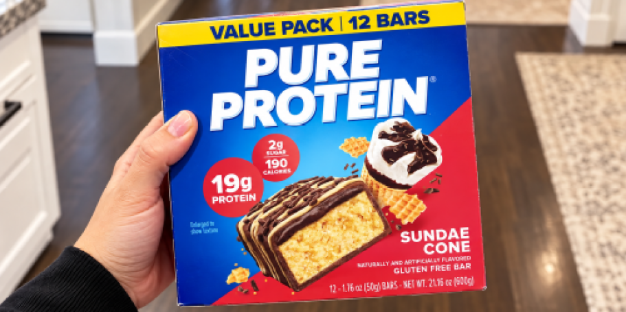Pure Protein Bars 12-Count Only $7.85 Shipped for Prime Members