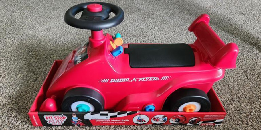 red radio flyer car toy