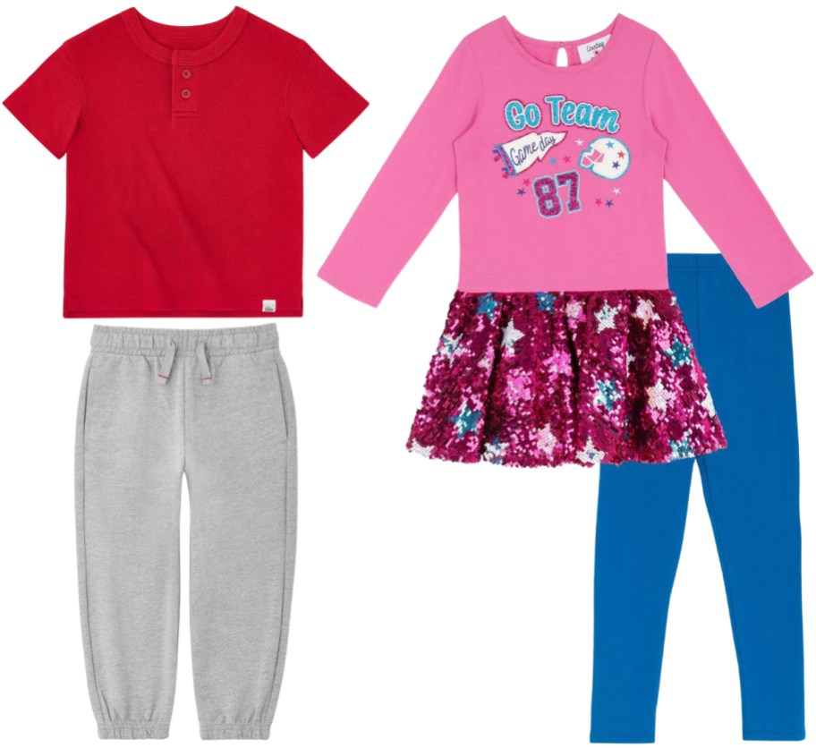 toddler boys and girls clothing sets