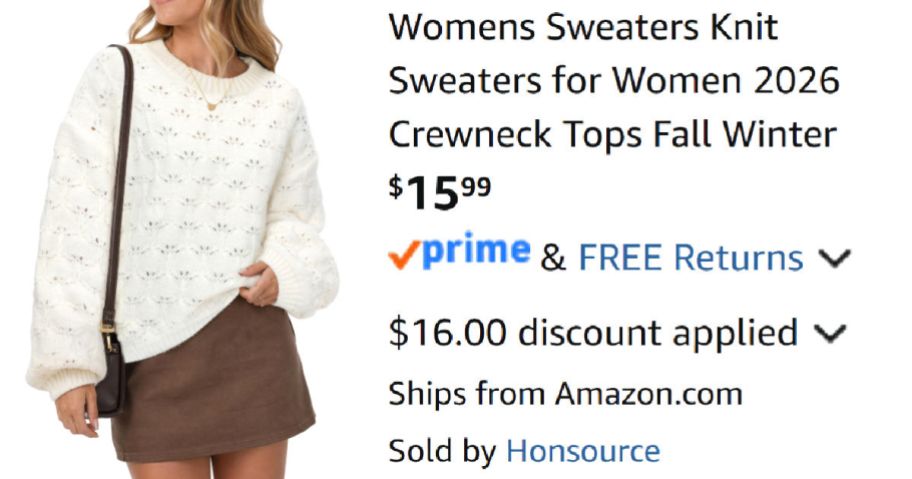 SOFTMUTED Womens Sweaters