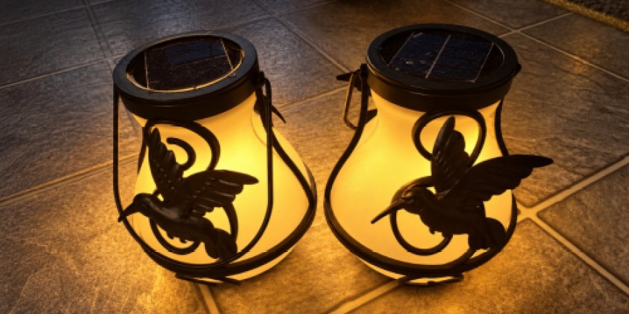 TWO Hummingbird Solar Lanterns Just $9.90 on Amazon