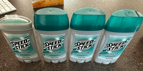 Speed Stick Men’s Deodorant 4-Pack Just $6.73 Shipped on Amazon