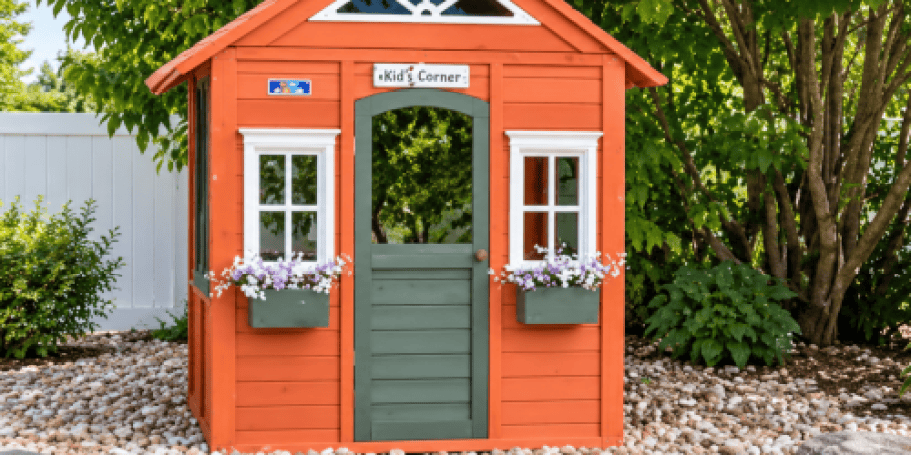 WOW! Sportspower Wooden Playhouse Just $98 Shipped on Walmart.com (Reg. $300)