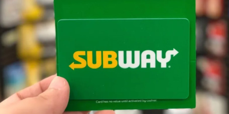 Enter to Win a FREE $15 Subway Gift Card – No Purchases Needed!