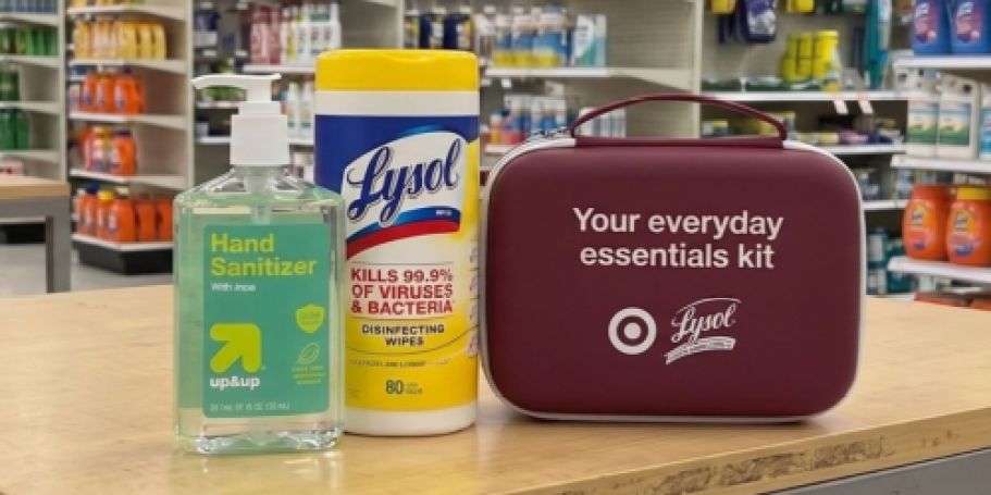 Target Is Giving Away FREE Pouch with Lysol Samples (October 31st from 12PM-4PM)