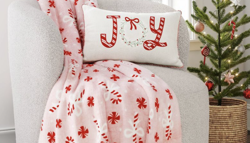 NEW Target Christmas Throw Blankets Only $10!