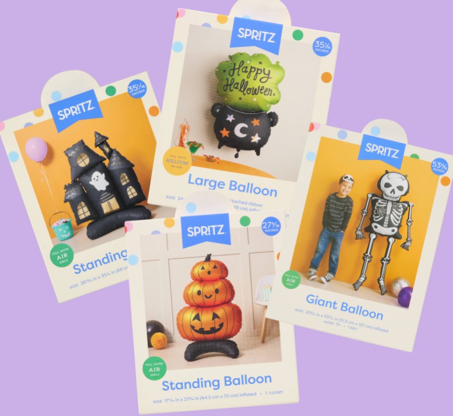 target foil halloween balloons