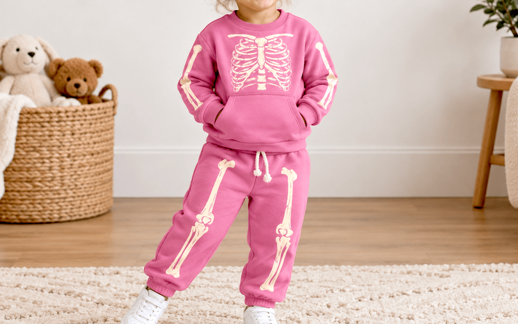 pink toddler Halloween set