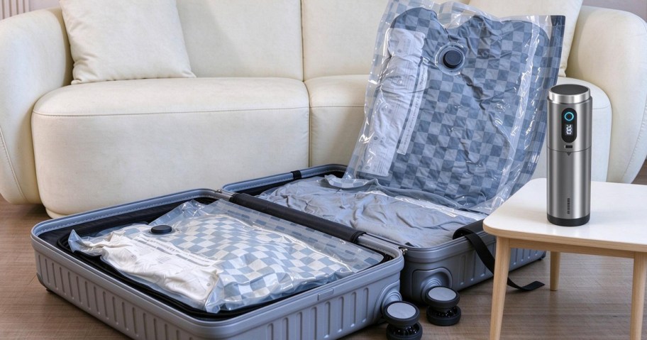 vacuum sealed travel bags