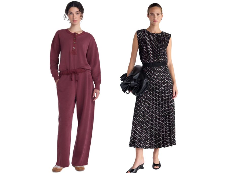 2 women on a white background