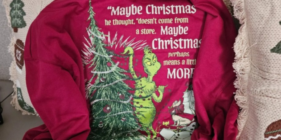 Grinch Hoodies from $16.98 at Walmart (Includes Plus Sizes!)
