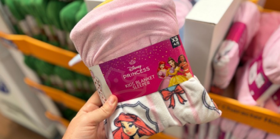 Kids Character Hooded Blanket Sleepers Just $11 at Walmart