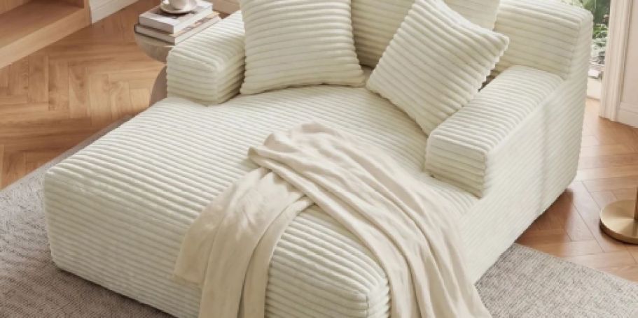 Oversized Chaise Lounge Chair Just $239.99 Shipped on Wayfair – Today Only!