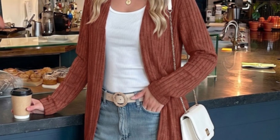 Cozy Women’s Cardigan Just $8.99 on Amazon (Reg. $25)