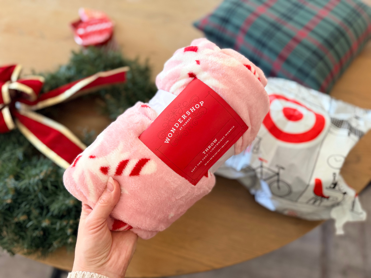 Target’s $10 Christmas Blankets Are Back w/ Adorable New Designs