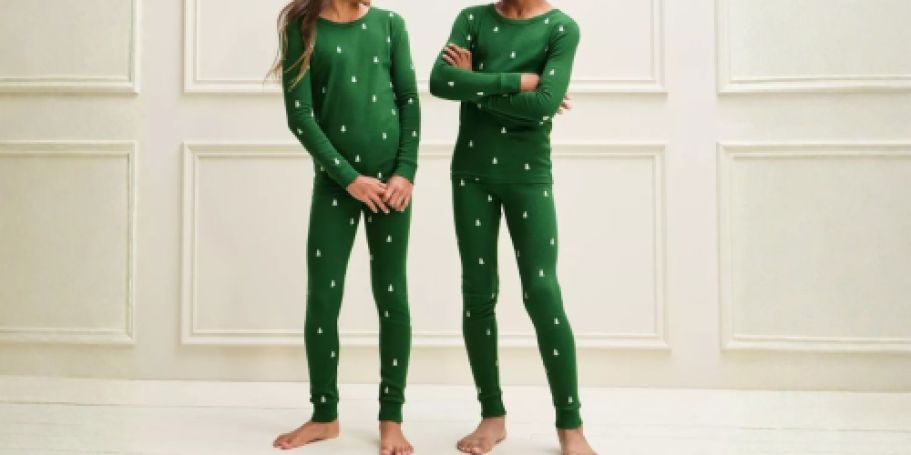Score 40% Off Kids Matching Christmas Pajamas on Target.com