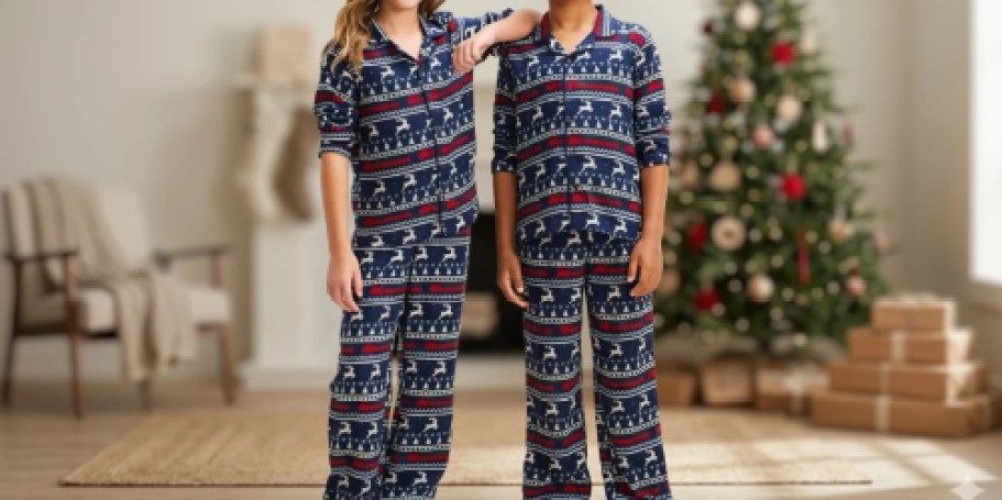 Last Chance to Score 40% Off Kids Matching Christmas Pajamas on Target.com