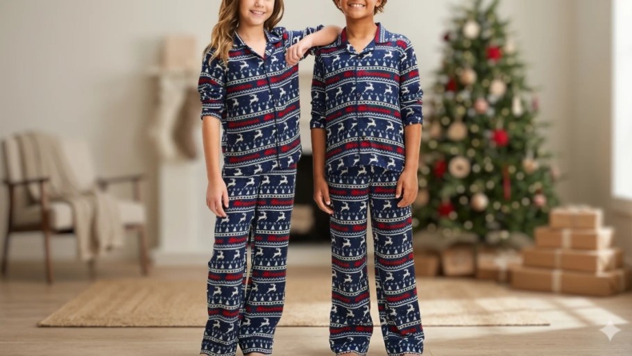 Last Chance to Score 40% Off Kids Matching Christmas Pajamas on Target.com