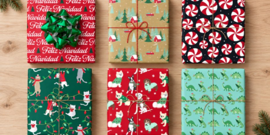 NEW Christmas Wrapping Paper Only $3 at Target