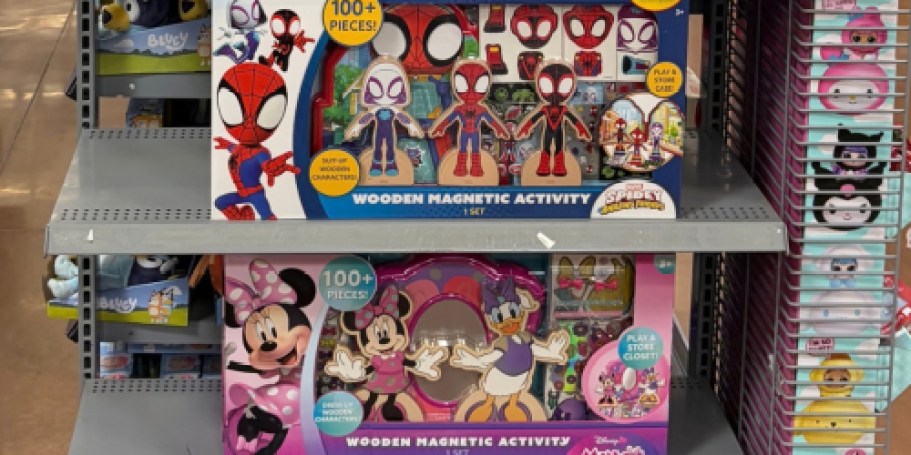Minnie Mouse & Spidey Magnetic Activity Sets Just $10 at Walmart (Reg. $30)