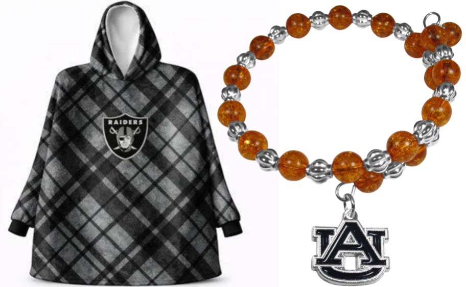 blanket hoodies and team stretch bracelet